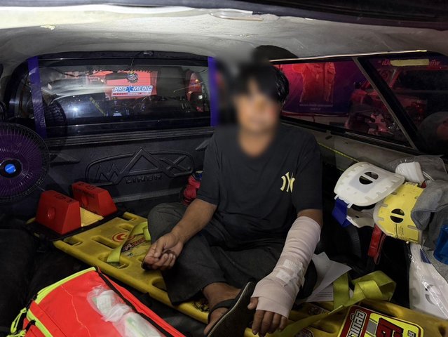 View full size Pattaya man says he was beaten after confronting alleged donation-box thief